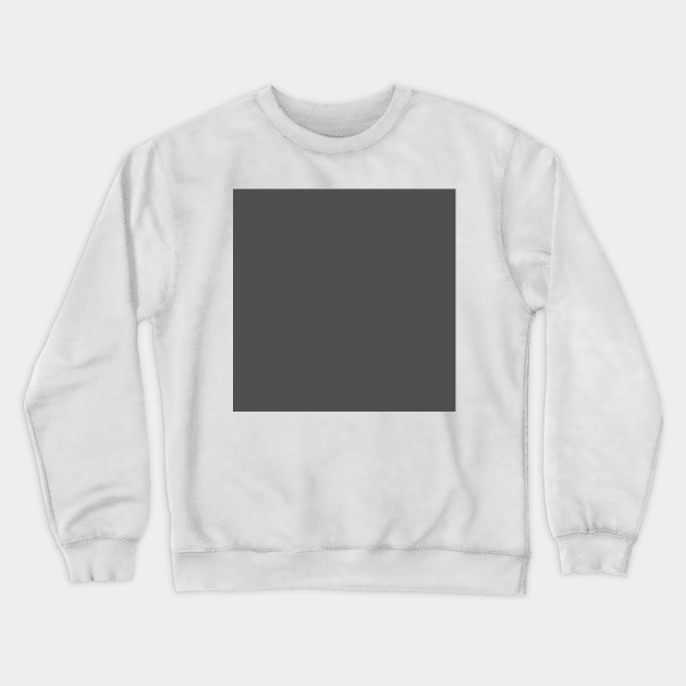 Solid Dark Grey Crewneck Sweatshirt by Whoopsidoodle